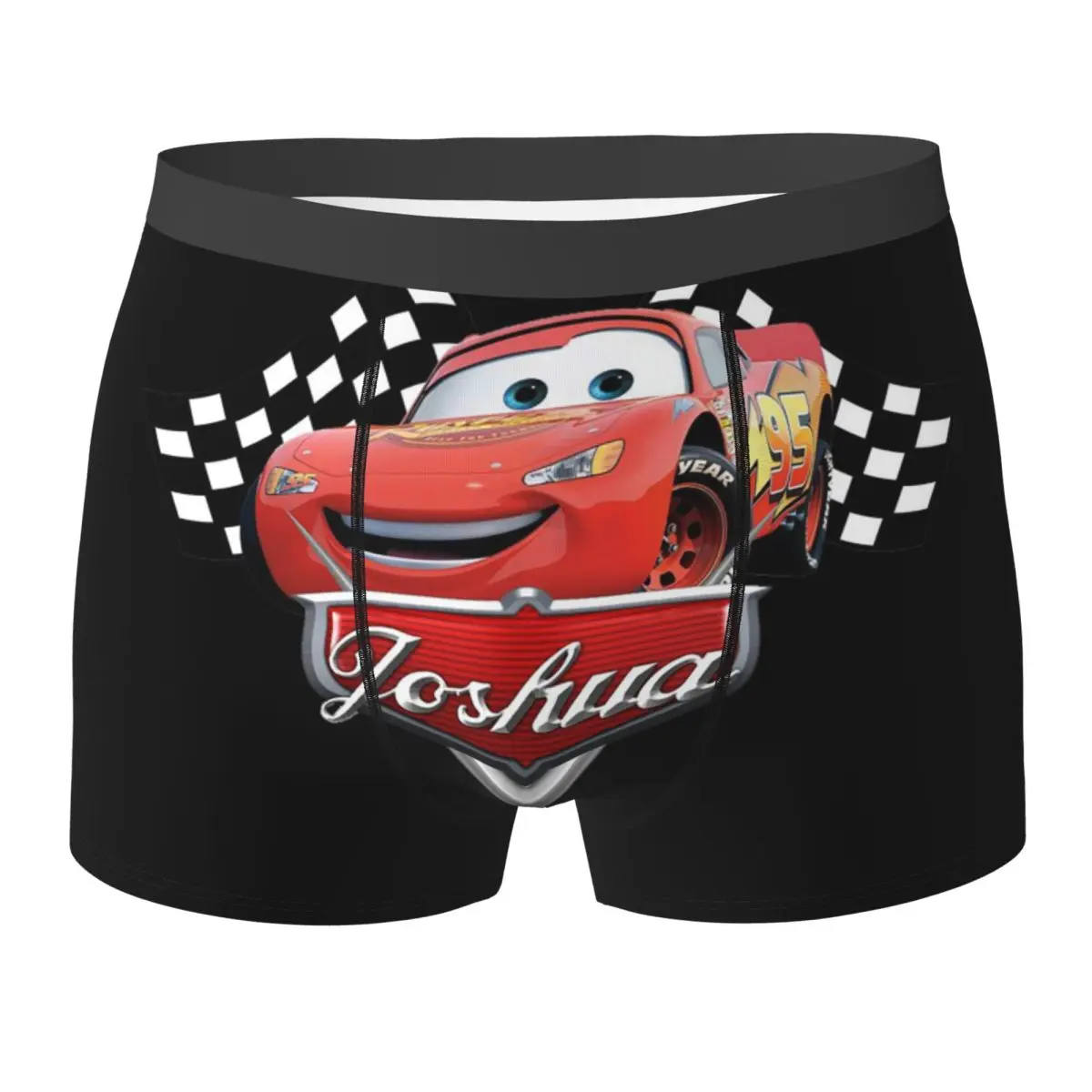 Boxer Underpants Shorts Lightning McQueen Cars 95 Panties Men Ventilate Underwear for Homme Man Boyfriend Gift