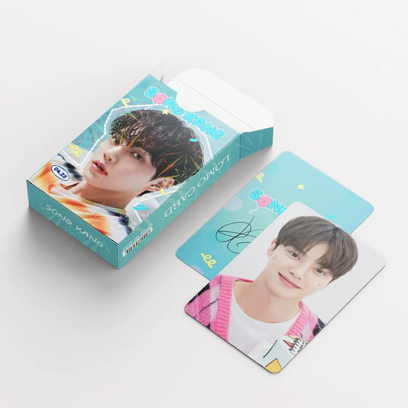 92PCS Song Kang Photo Cards Set Korean Star Collectible Lomo Cards with Mini Stickers Fan Collection Gift Decor view 3