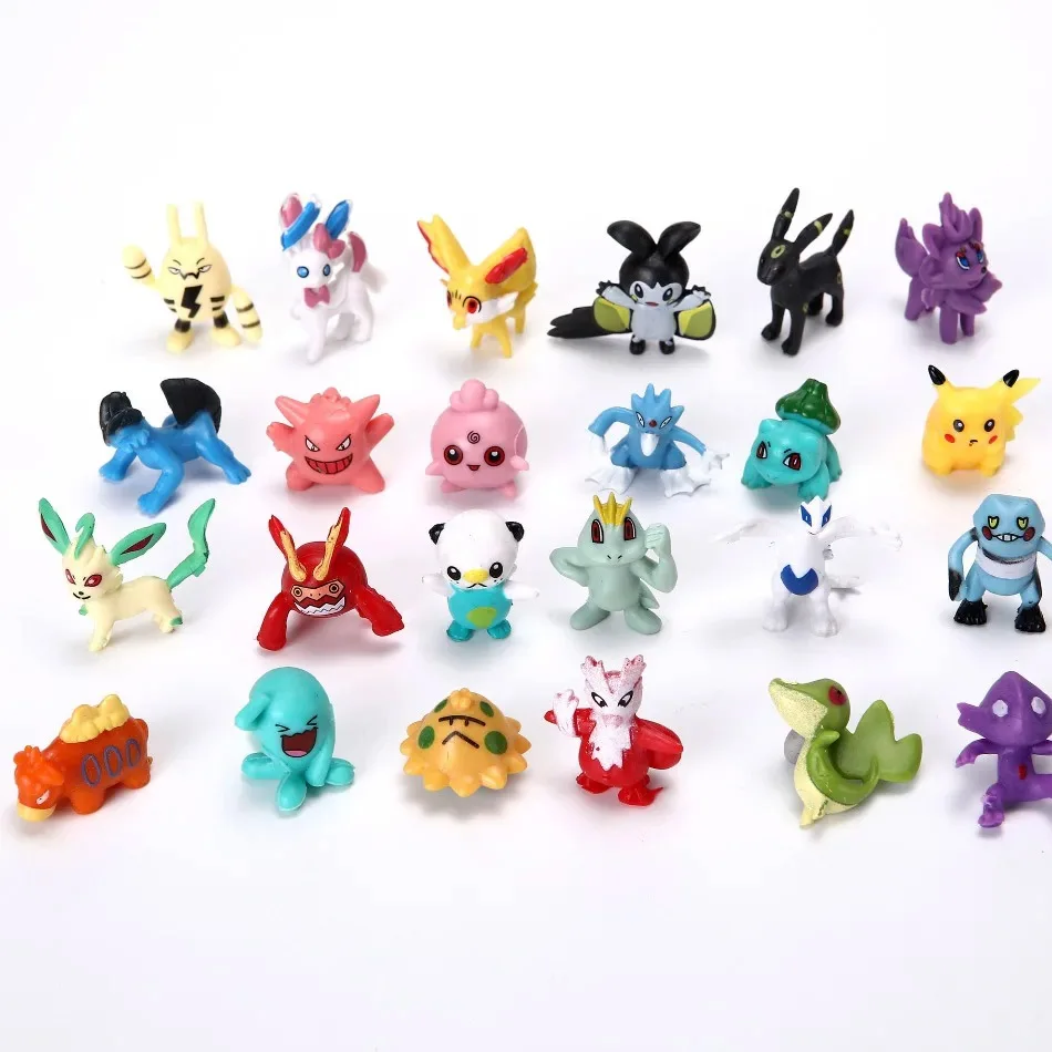 [Bestseller-Modell] 24-144 Stück Po-kemon Mini-Figuren Spielzeug 3-6cm Mini-Figurinen Modelle Desktop-Ornamente Trendige Anime-Kindergeschenke – Detail 6
