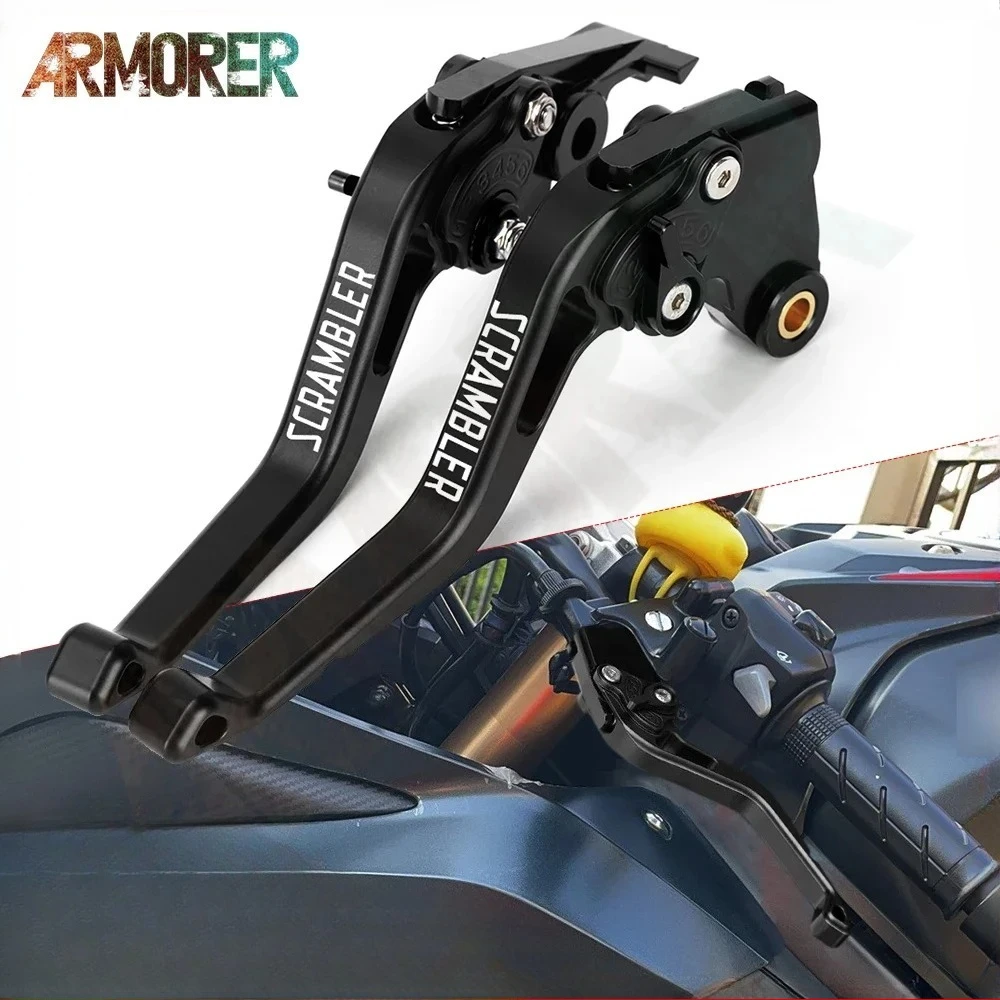 

Motorcycle Accessories CNC Aluminum Adjustable Brake Clutch Levers For Ducati SCRAMBLER Scrambler 2015 2016 2017
