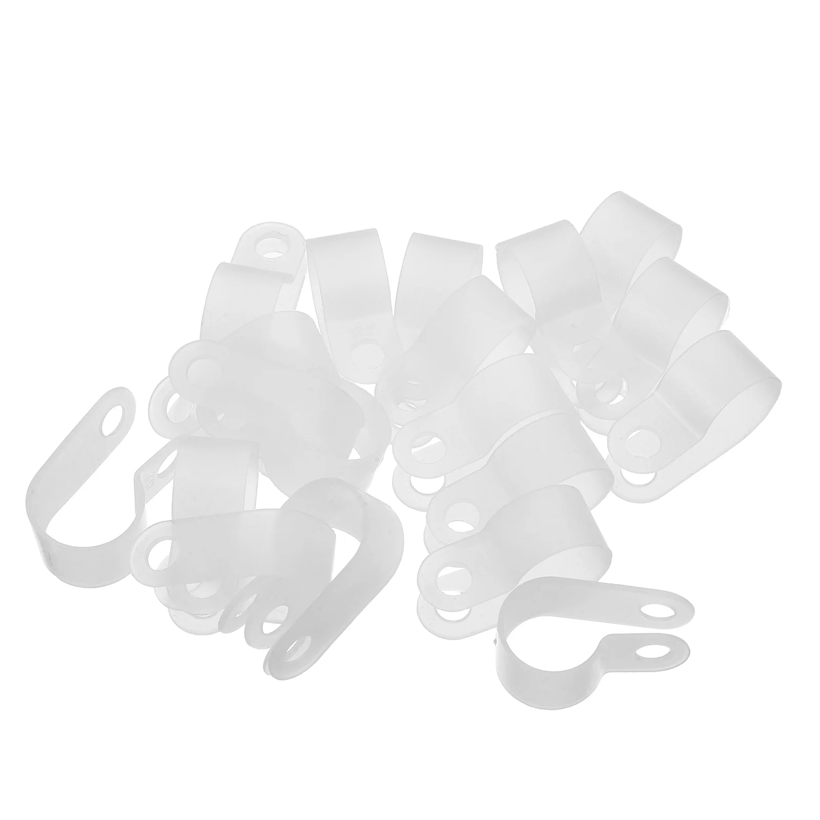 

200pcs Cable Rope Clamp 1/2 Inch Rope Light Outside Outdoor Wire Mounting Clips For String Lights Electric Cable Clips For