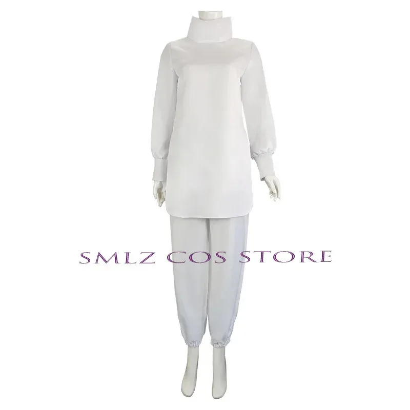 신작 주술회전 애니메이션 카시모 하지메 코스프레 화이트 유니폼 수트 가발 할로윈 파티 의상 여성 남성용 2025