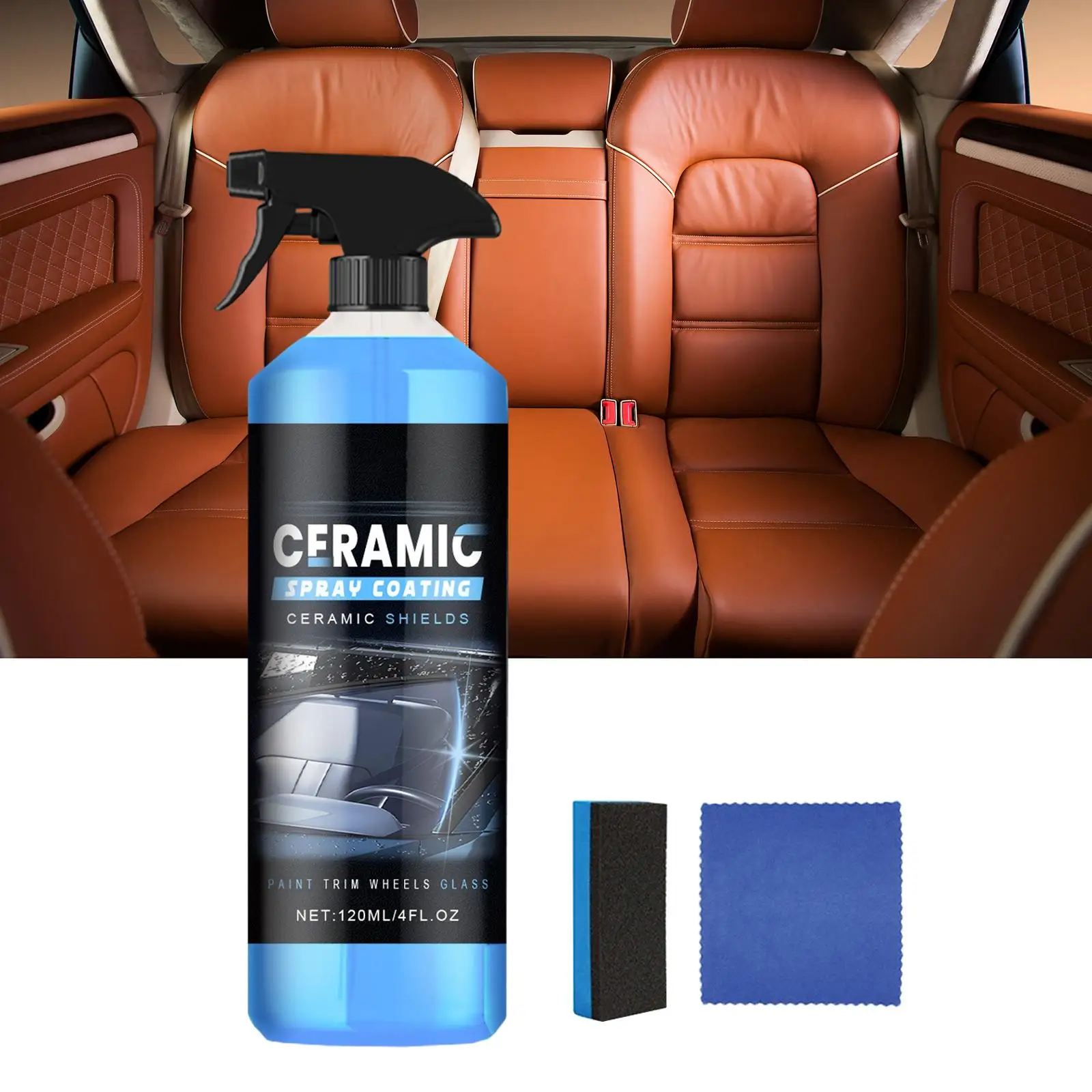 Nettoyant pour vitres 120ml PP, auto livres, détail automobile, dissolvant de film d'huile pour miroir, fenêtre, pare-brise, maison, premium