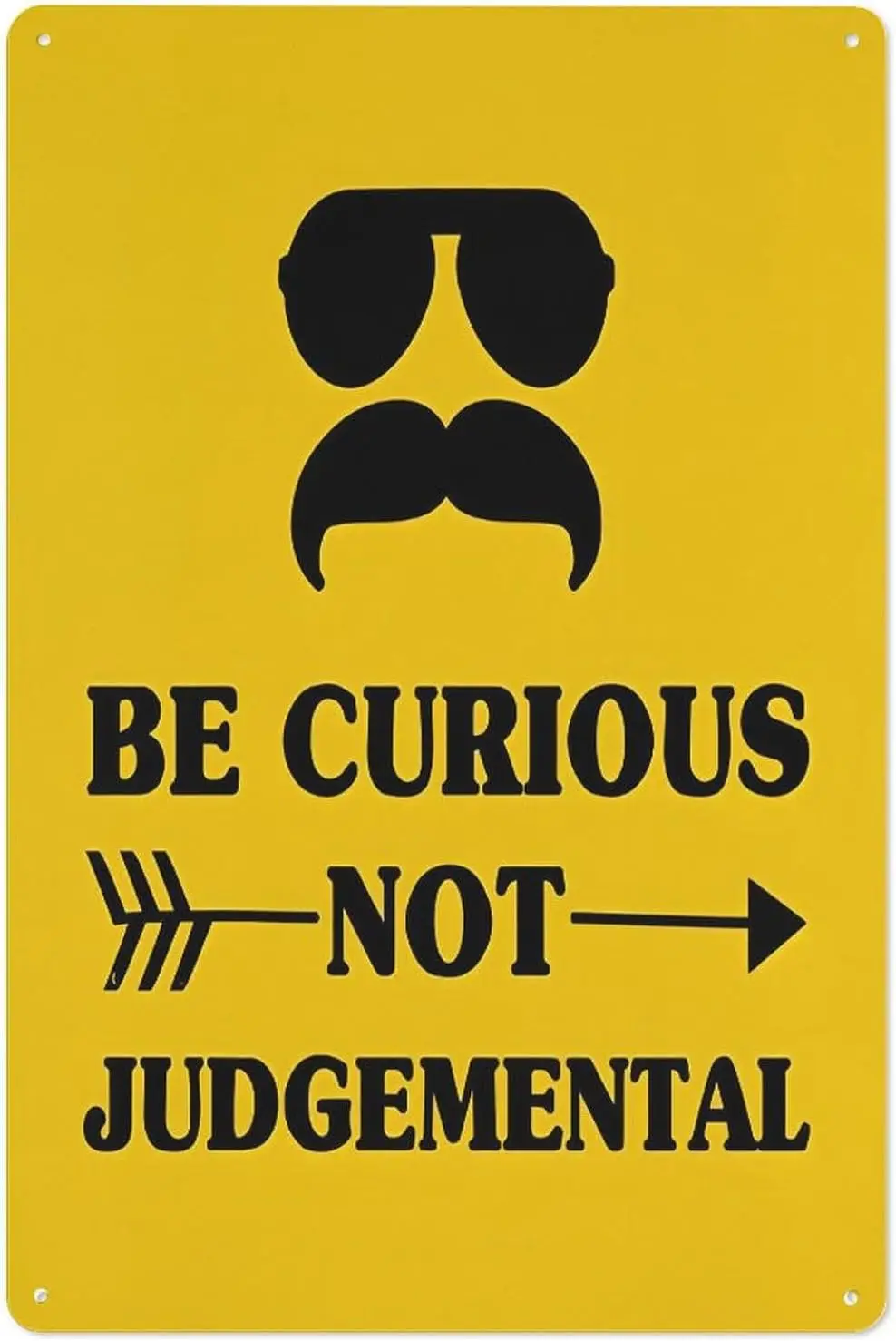 Positive Ted Gift Lasso Be Curious Not Judgemental Sign, Football Lover TV Show Quotes Fans Gifts Decora