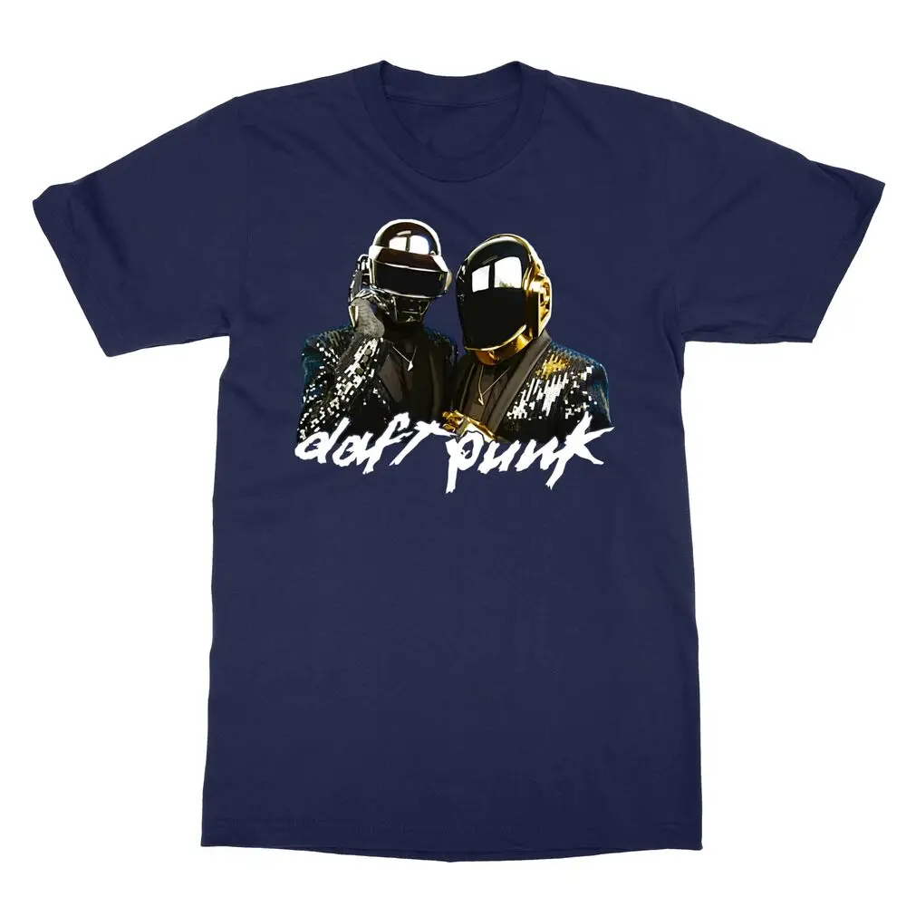 Daft Punk French Electronic Duo House Disco EDC Helmets Unisex Tee Tshirt Funny Short Sleeve Tshirt Streetwear