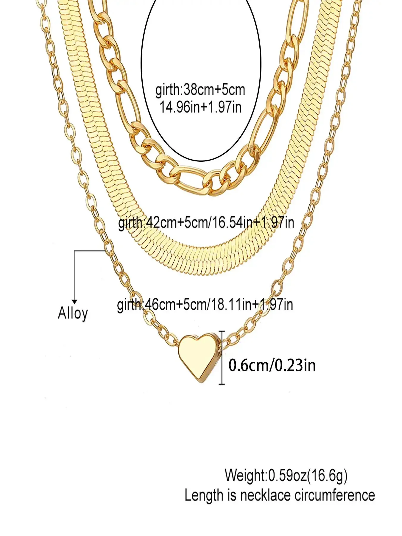 Women's Elegant Heart Pendant Necklace , Fashion Stackable Jewelry for Party, Daily Clothing Decor, Trendy All-match & Exquisite Jewelry for Birthday Gift, Heart Shaped Necklace, Chain Heart Pendant, Alloy Necklace