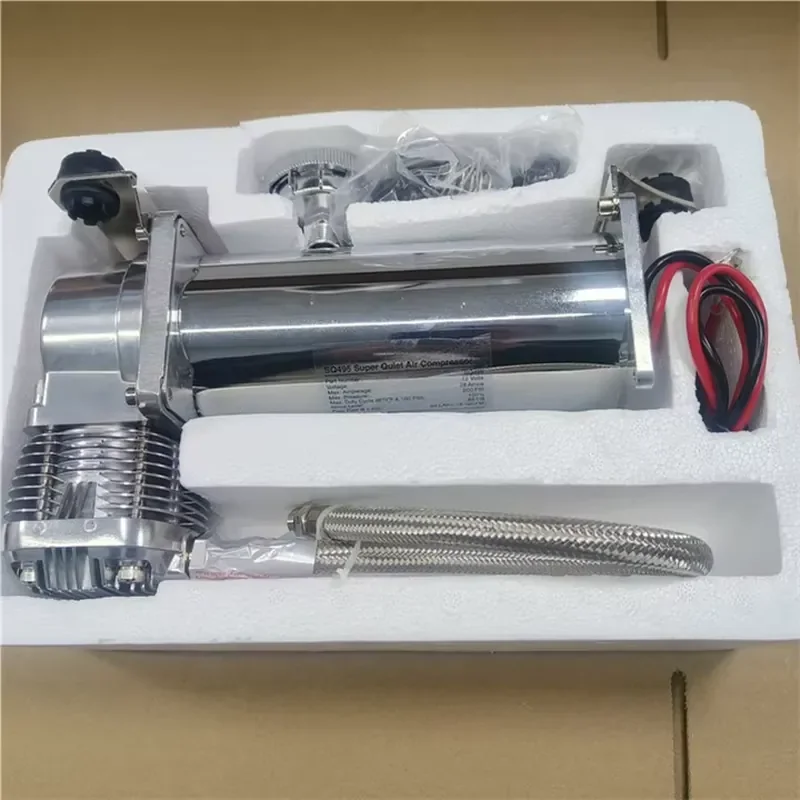 69DB 200PSI 300PSI OUTLET 3/8 1/4 CARTEEAIR Suspension Pump 12 Volts Feel Air F484 SQ495 Super Quiet Air Compressor Viair