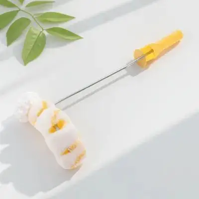 1 قطعة عجلات أنبوب الأسطوانة فرشاة مكافحة الحرائق فرشاة الطلاء خفيفة الوزن دائم مقبض الأنابيب أدوات الرسم على الحائط لأثاث الأسوار