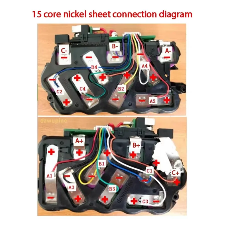 

DCB609 15X18650 Battery Plastic Case PCB Charging Protection Circuit Board For Flexvolt 20V 60V DCB606 DCB612