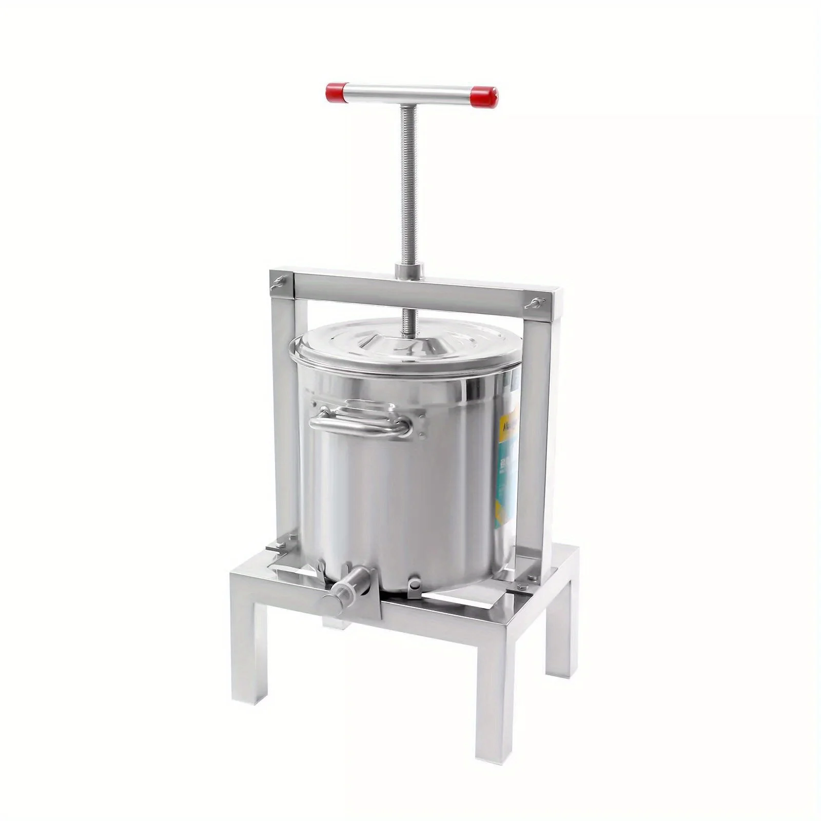 2.6gal Fruit Wine Cider Press Apple Grapes Crusher Juice Maker Juicer Making