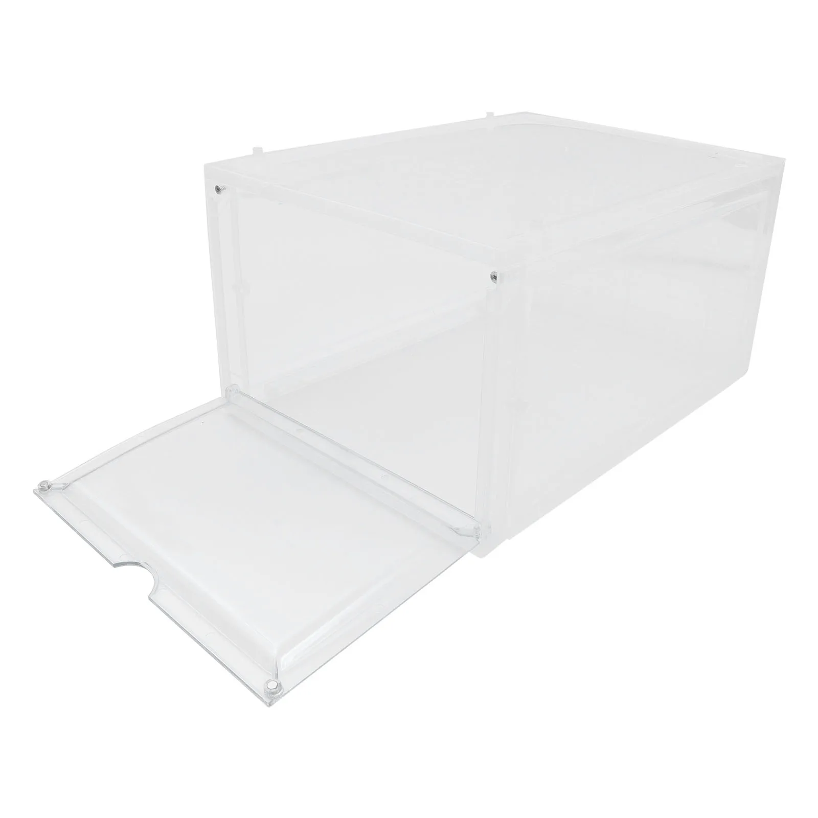 

Shoe Drawer Box Organizer Stackable Shoes Container High Quality PP Material Home Dorm Bedroom Tidy Space Saving