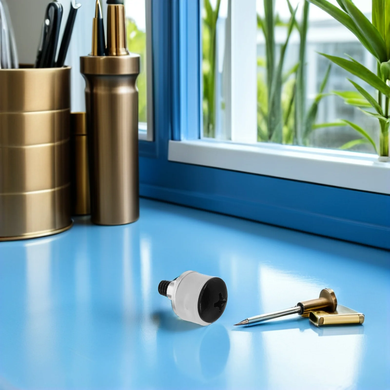 

1Set Hockey Visor Screws M4 Cylindrical Washer Hardware Kit Weather Resistant Hockey Visor Repair Screws with Caps