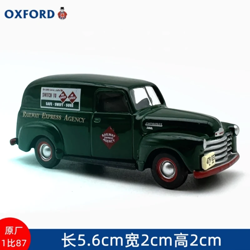 

OXFORD литой под давлением 1:87, фургон 1950, сплав, имитация модели автомобиля, коллекция, дисплей, игрушки, украшения, подарки