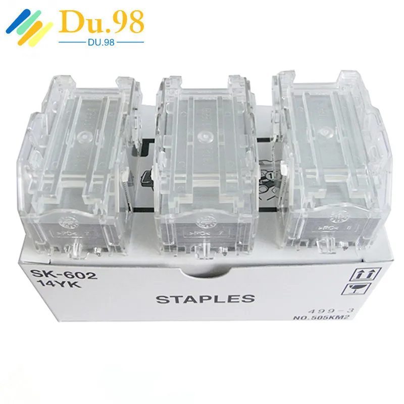 1BOX Original Genuine Quality For Konica Minolta 14YK (SK602) Staple Cartridge, Box of 3 oem:sk 602