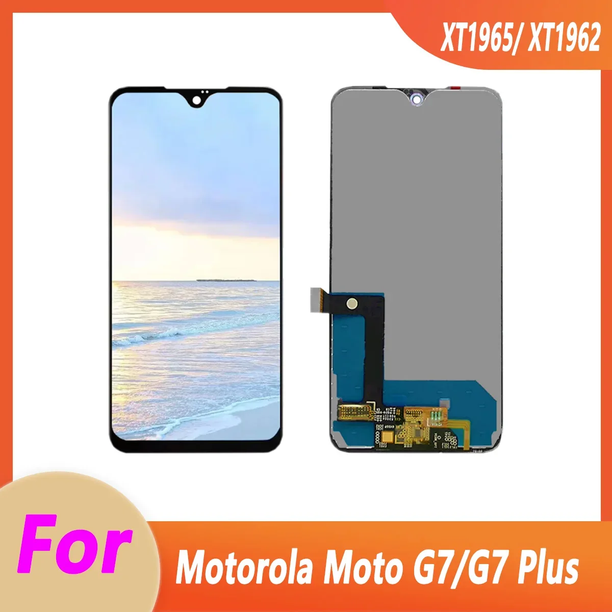 LCD G7lcd pour Motorola Moto G7 G7 Plus LCD écran tactile numériseur G7Plus LCD assemblée LCD écran téléphone remplacement LCD