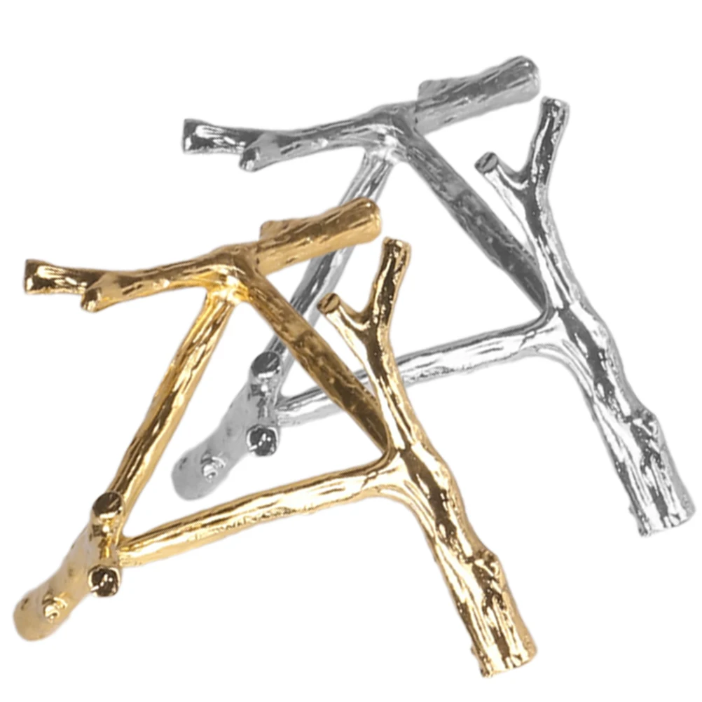 

2 Pcs Crystal Display Stand Base for Sphere Holder Home Decor Metal Lightweight Stable Bottom Decorative for Crystal