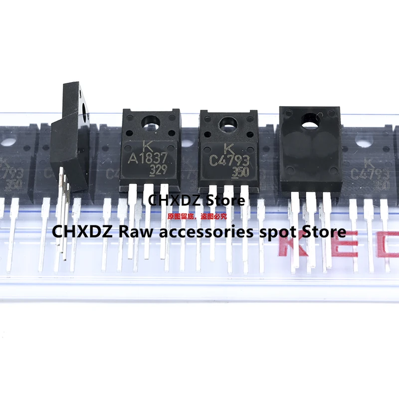 CHXDZ (New Date+)10pair/LOT 100% Korea Original KEC KTA1837 KTC4793 2SA1837 2SC4793 A1837 C4793 TO-220F Audio Power Amplifier 1A