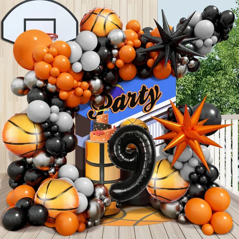 

Basketball Festival Party Supplies 32-inch Digital Balloons Party Decorations Birthday Themes Latex Balloons Decorations