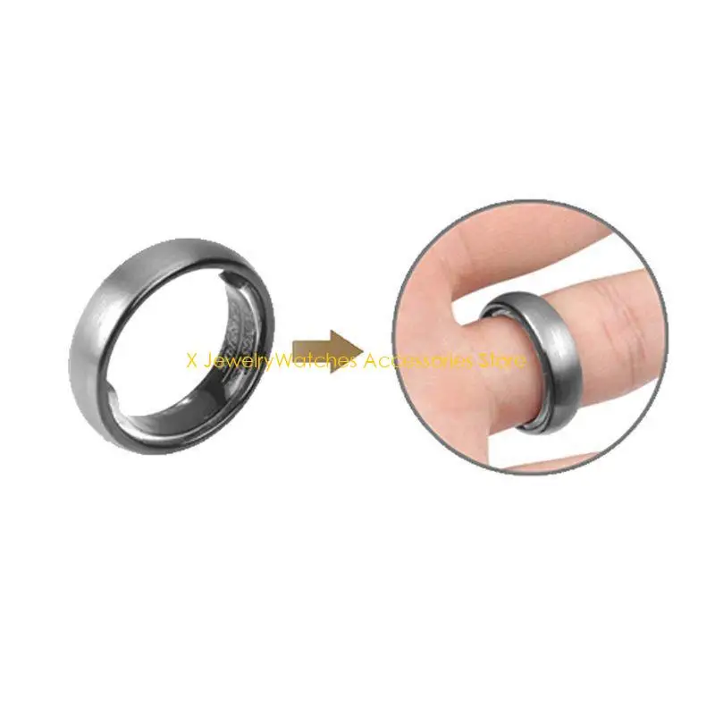 

31KD 10Pack Invisible Ring Size Adjuster for Loose Rings 6 Size Rings Sizer Tightener