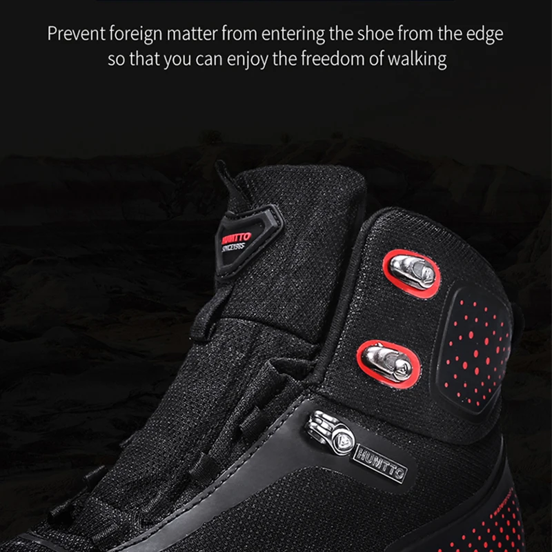 HUMTTO Waterproof Shoes for Men Luxury Designer Outdoor Safety Mens Sneakers Winter Sports Climbing Trekking Hiking Boots Male