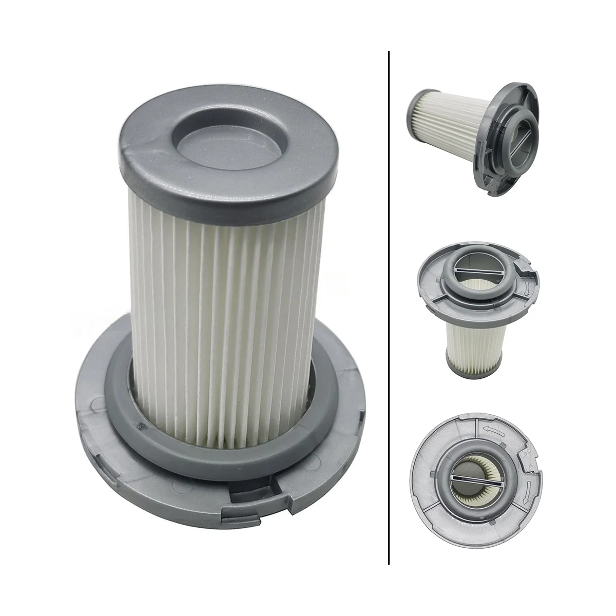 แผ่นกรอง HEPA สำหรับ ZR009006 ZR009005ไส้กรอง X-Force Flex 8.60อะไหล่เครื่องดูดฝุ่นไร้สาย2ชิ้น