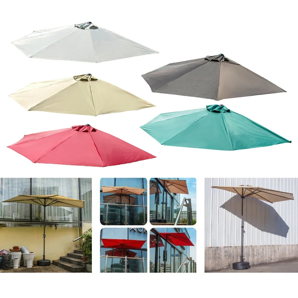 Yellow Parasol Cover Garden Umbrella Replacement Hunting Umbrella Canopy Easy Installation Revitalizes Old Umbrellas