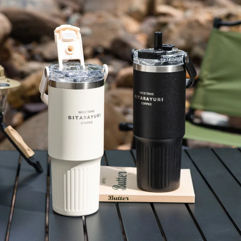 Portable Bottle Warmer - 1pc fashionable insulated cup 900ml large-capacity