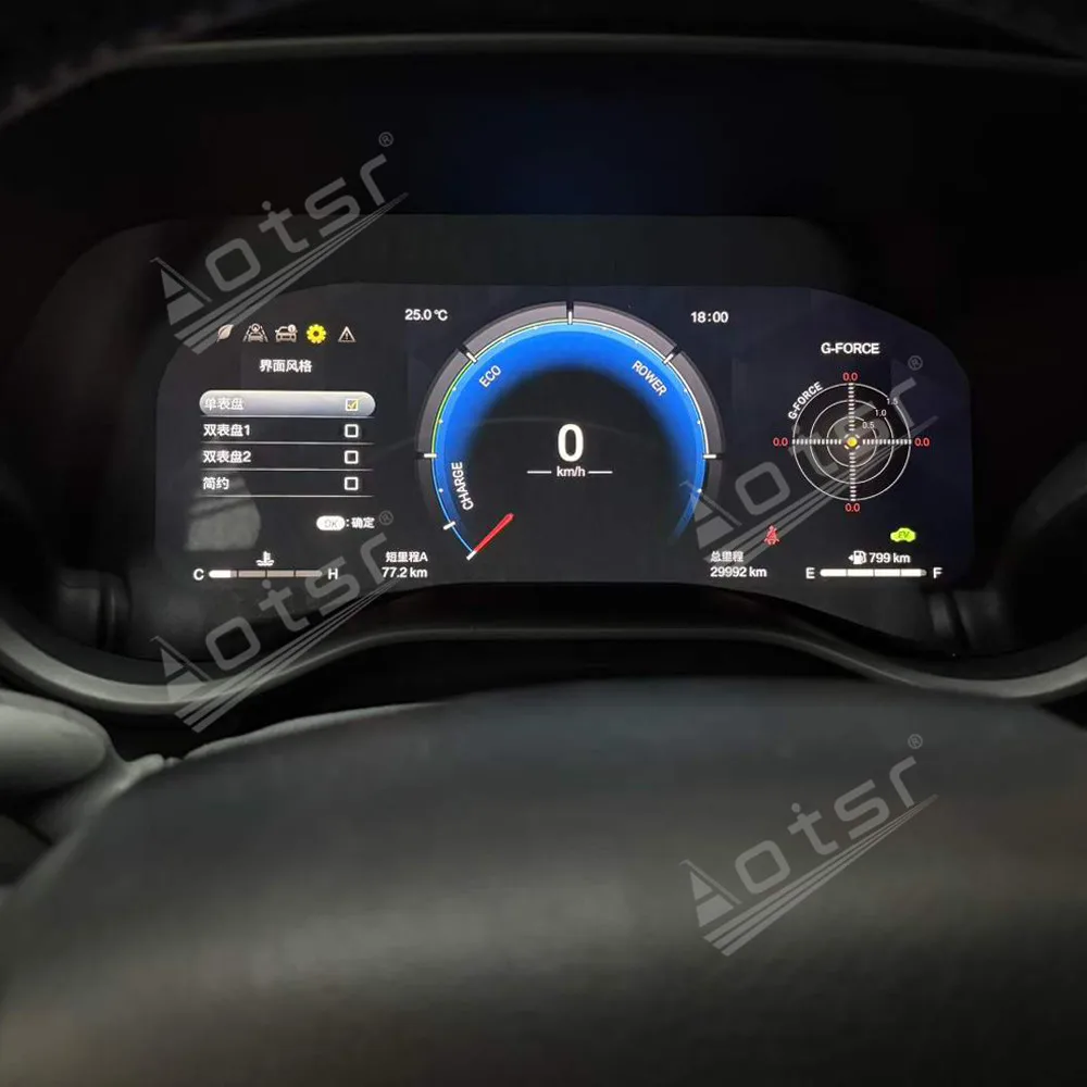 LCD Digital Instrument Cluster For Toyota Sienna 2021-2026 Full Liquid Crystal Dashboard Speedometer Plug & Play Car Instrument