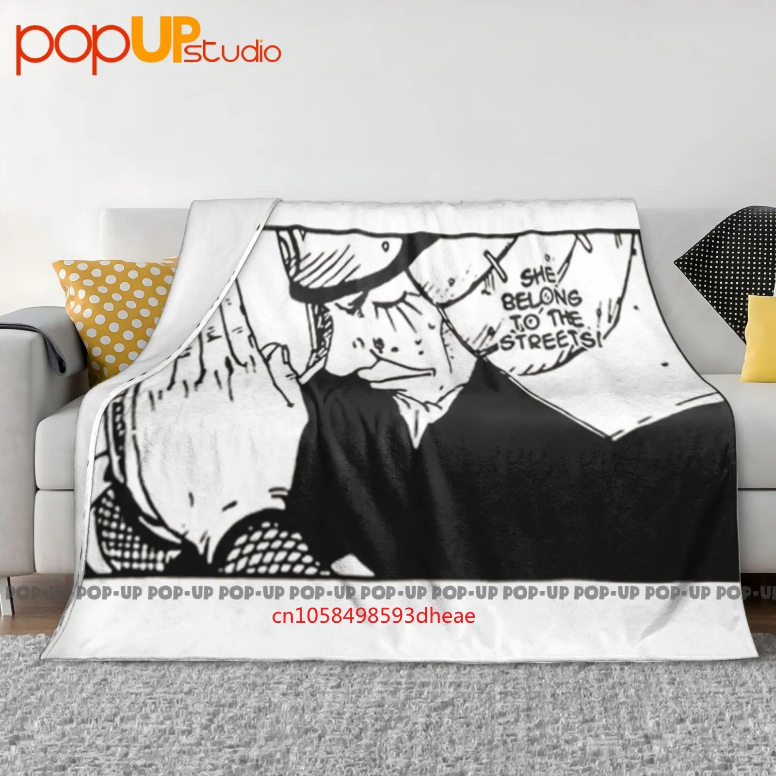 She Belongs To The Streets Comic Pop Art Ultra-Soft Blanket Quilt Winter Sofa Cover Bed Covers