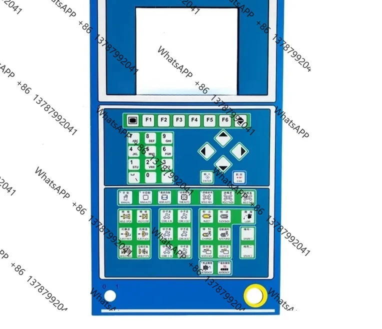 Computer Panel Button Sticker Membrane Switch F1‑F6 6.4 Inch Window F10 Q8