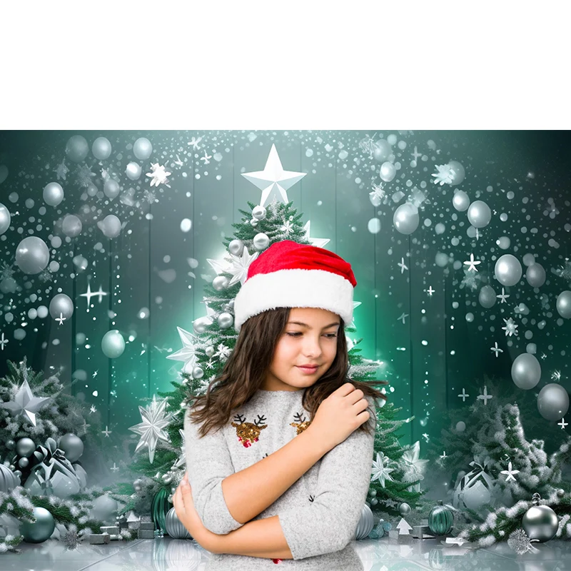 Beenle Christmas Background for Photography Xmas Tree Gift Fireplace Family Party Decor Banner Baby Portrait Photocall Backdrop