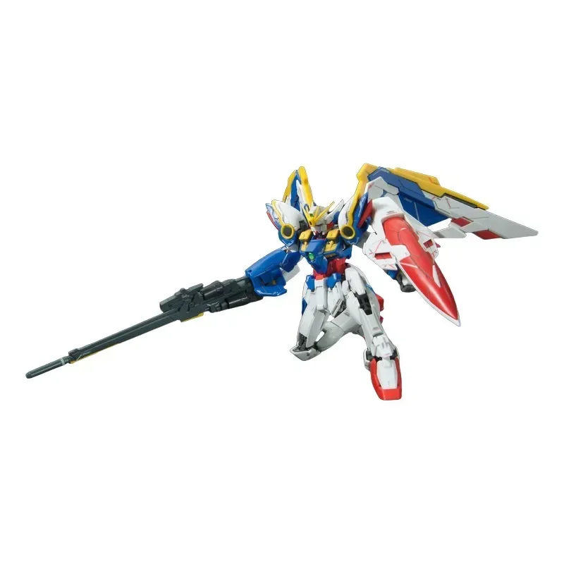 Bandai Original RG Standard Version 20 Wing Gundam EW Anime Action Figure Assembly Model Toys Gifts For Children