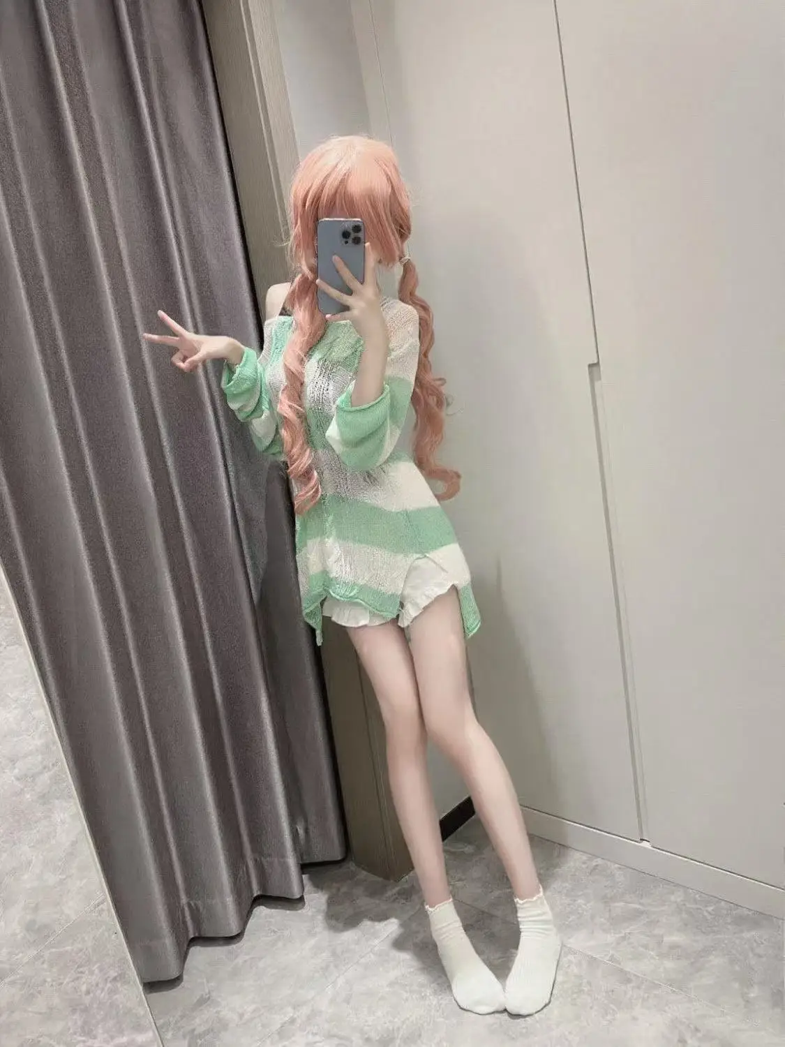 

Magic Witch's Night Feast Cosplay Costume Daily Off-Shoulder Knit Sweater Set Suitable for Halloween and Christmas