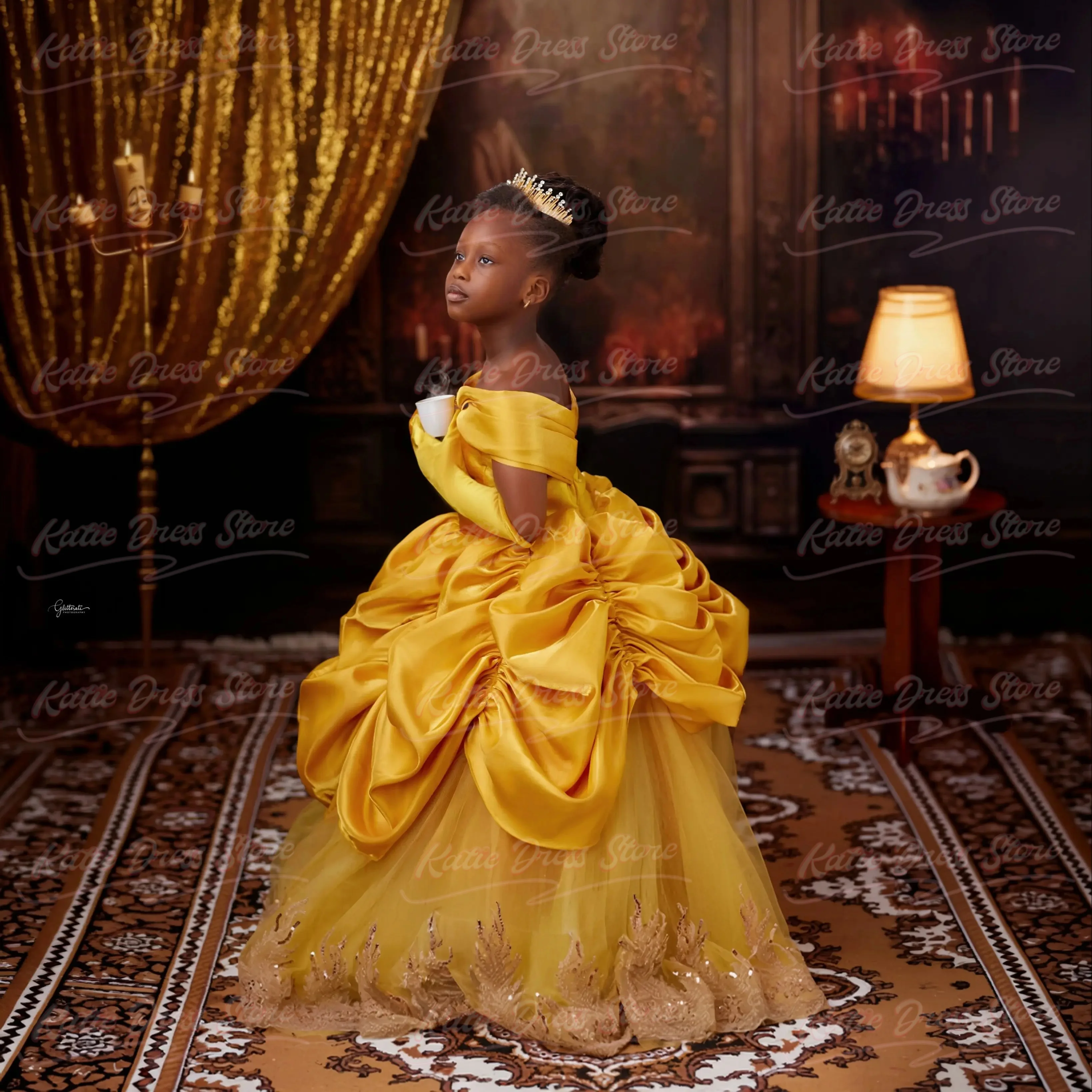 Индивидуально сшитое желтое пл – обзор и цена Embroidery Yellow Dress