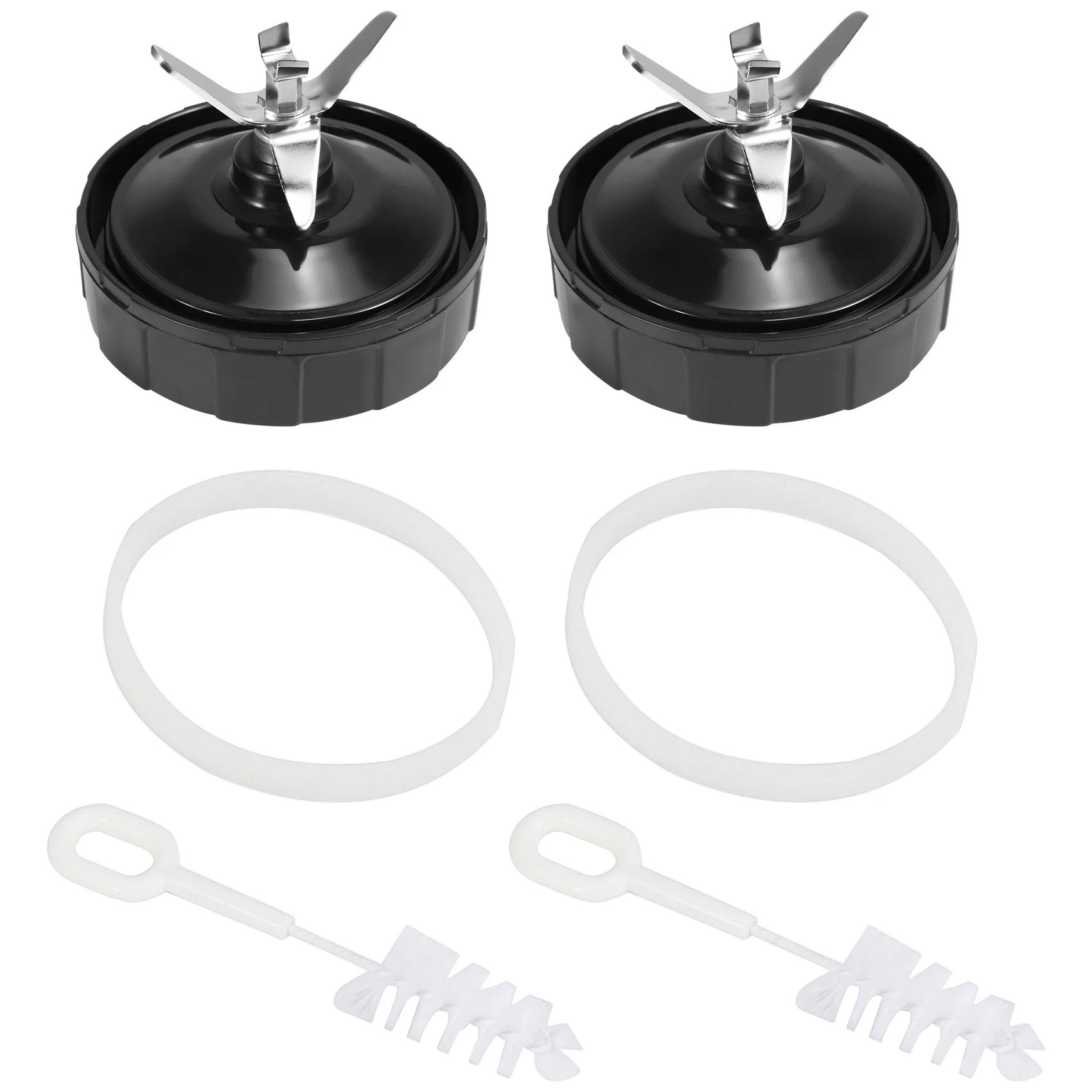 2ชิ้น7ครีบระบายใบมีดอะไหล่ใบมีดล่างสำหรับ Ninja Auto IQ BL642 BL2013 NN102