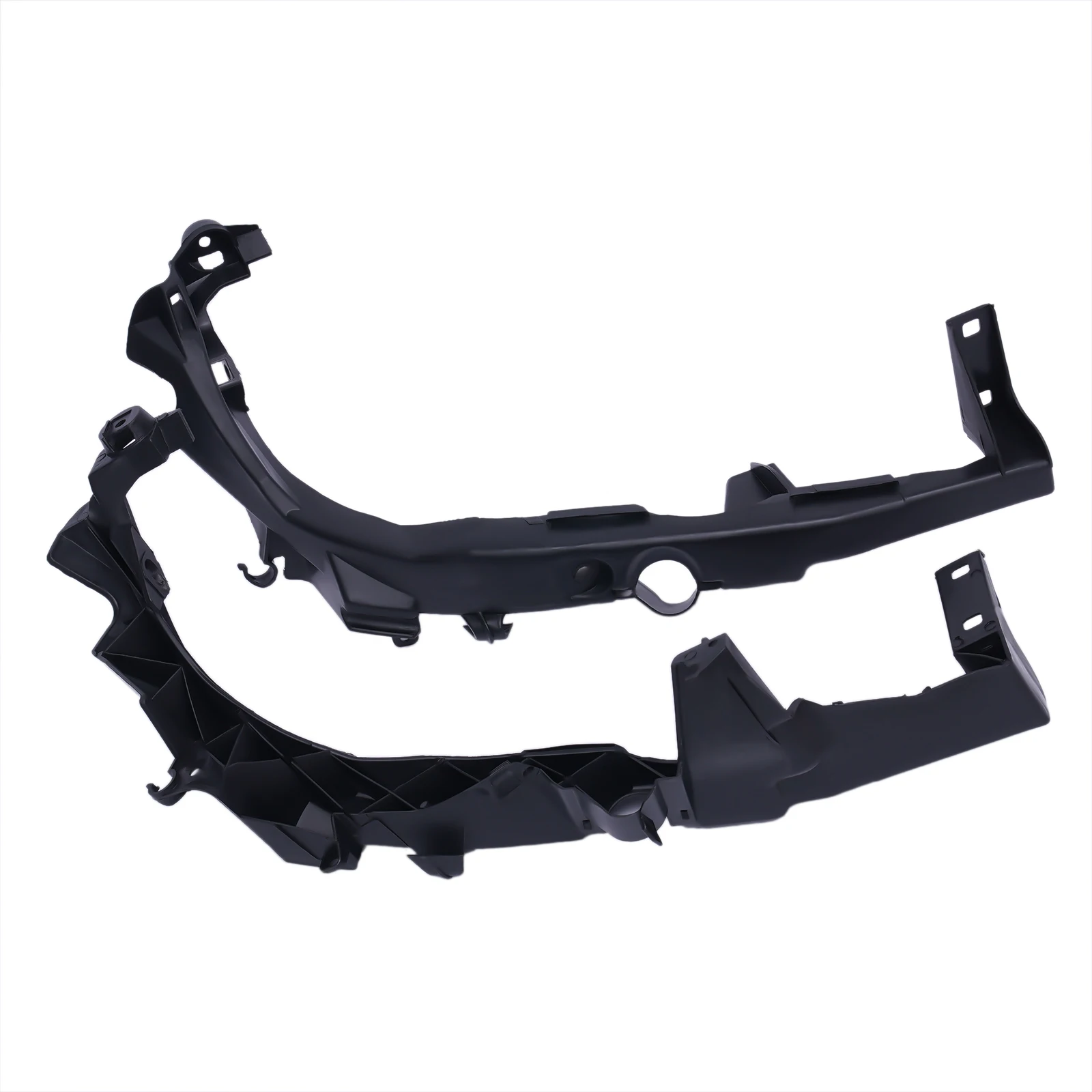 Pair Headlight Brackets Frame Left + Right Side For BMW 328i 328i 335i 2009-2012 Injection Molding Stable Support Smooth Surface