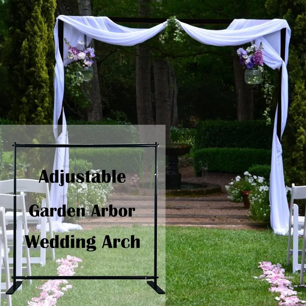 Garden Arch Shelf, 8ft H X 12ft W, Adjustable for Bridal Party Decoration, Wedding Garden Gazebo Decoration, Wedding Arch Shelf