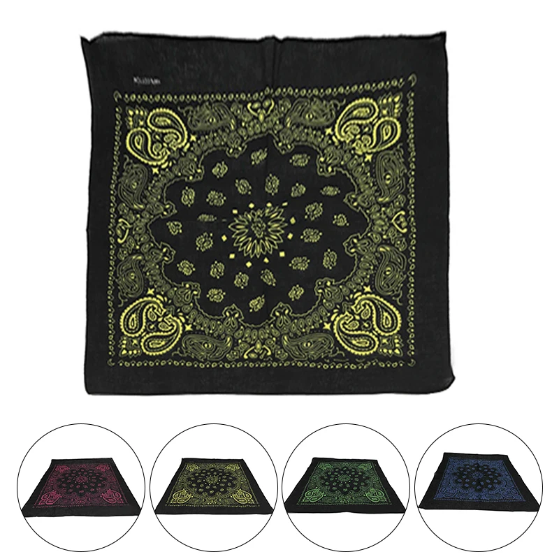 Quadrado Caju Padrão Bandana, Moda Praça Lenço, Máscara Facial, Envoltório De Pulso Mágico, Multifunções Hip-Hop Headwear, 1Pc