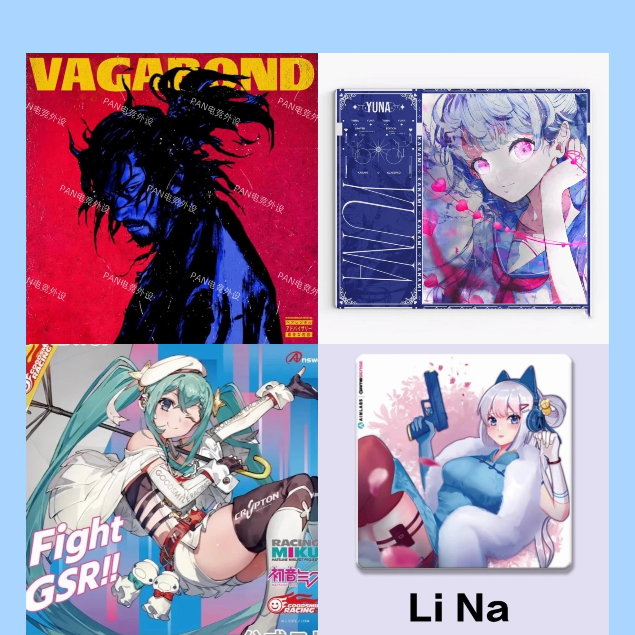 

Mouse Pad E-sports Anime Full Coverage Base Glue Mousepads Custom Smooth Copy Version Glass Gaming Mousepad for FPS Valorant