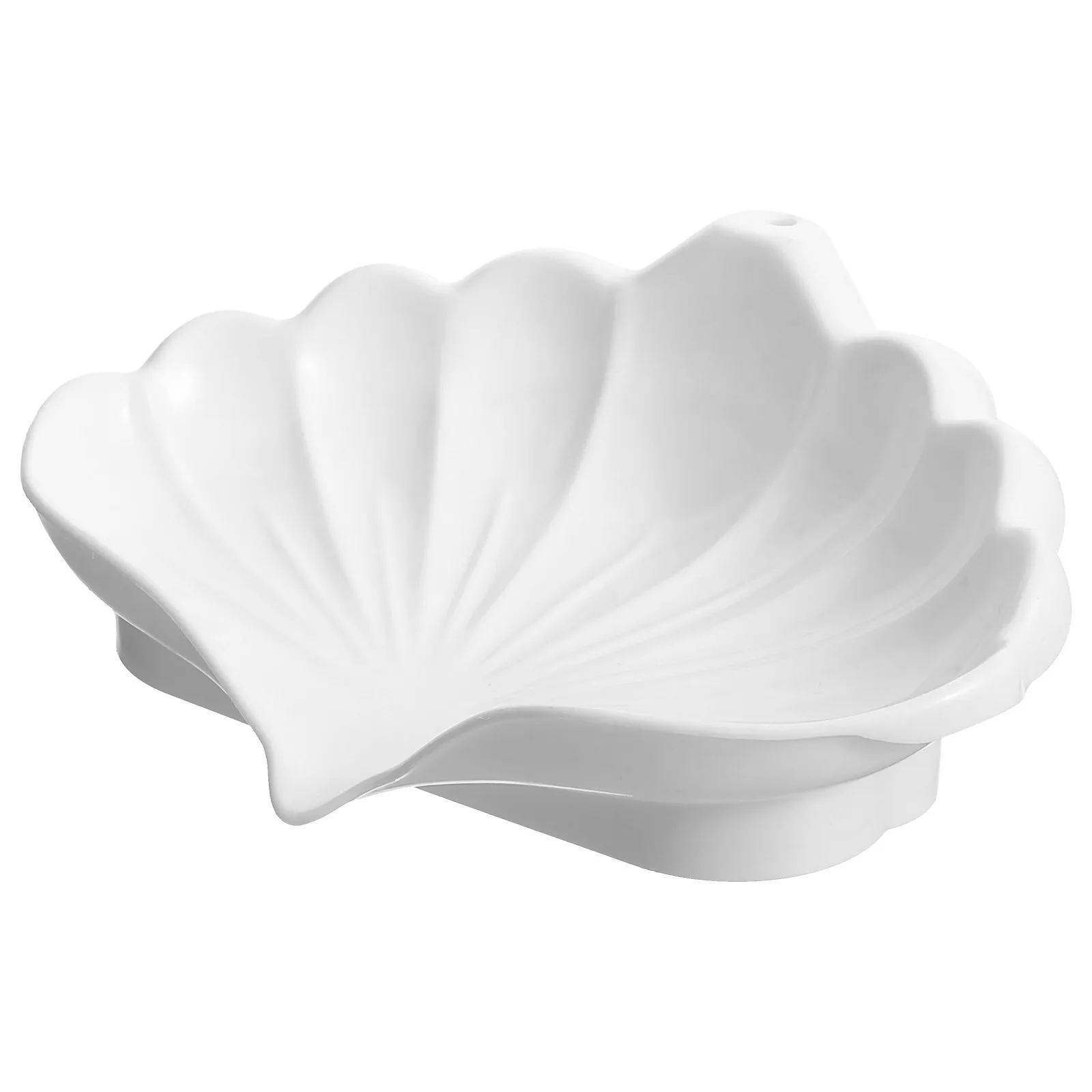 

Cute Shell Shaped Soap Dish Wear-Resistant Smooth Surface Soap Holder for Bathroom Shower Organization Utility Tray