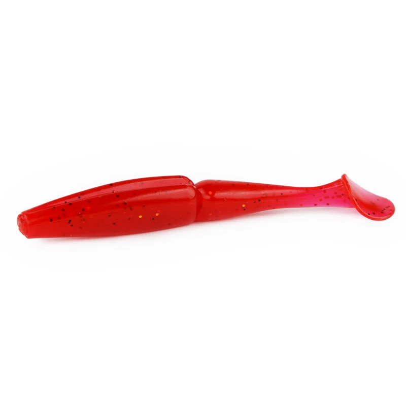 MEREDITH Vislokaas T-Tail Soft Bait 70mm 90mm 110mm 130mm Voor Barracuda Snoek Visaccessoires Vislokaas Zachte Kunststoffen