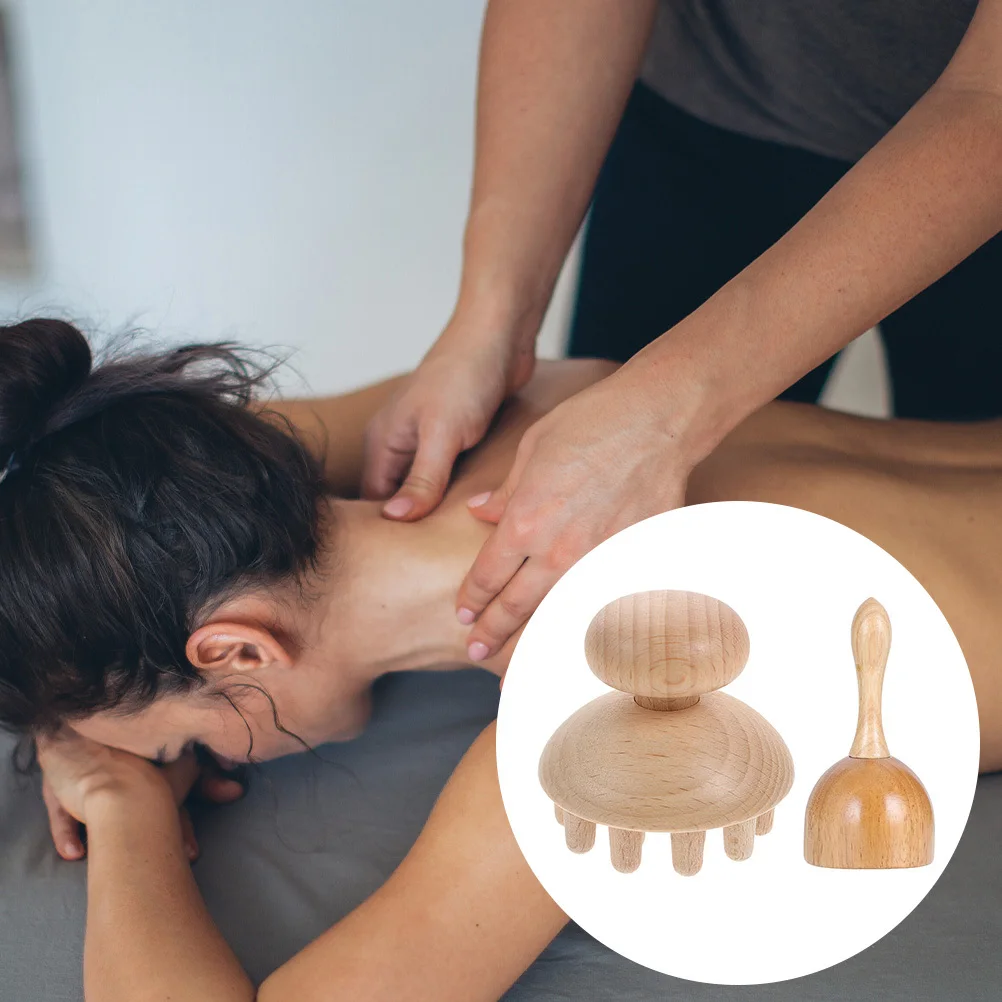 

1Set Multifunction Wooden Drainage Massager Cup Massage Tool Household Therapy Comb Massager Body Pain Relief Home Supply