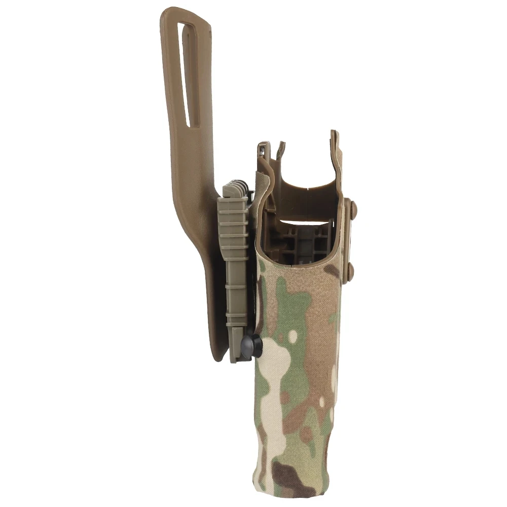 

Hot G17 Tactical Pistol Holster for Glock 17/19 Compatible With X300 Lights Holster QLS Quick Mount Adapter Leg Shroud Drop
