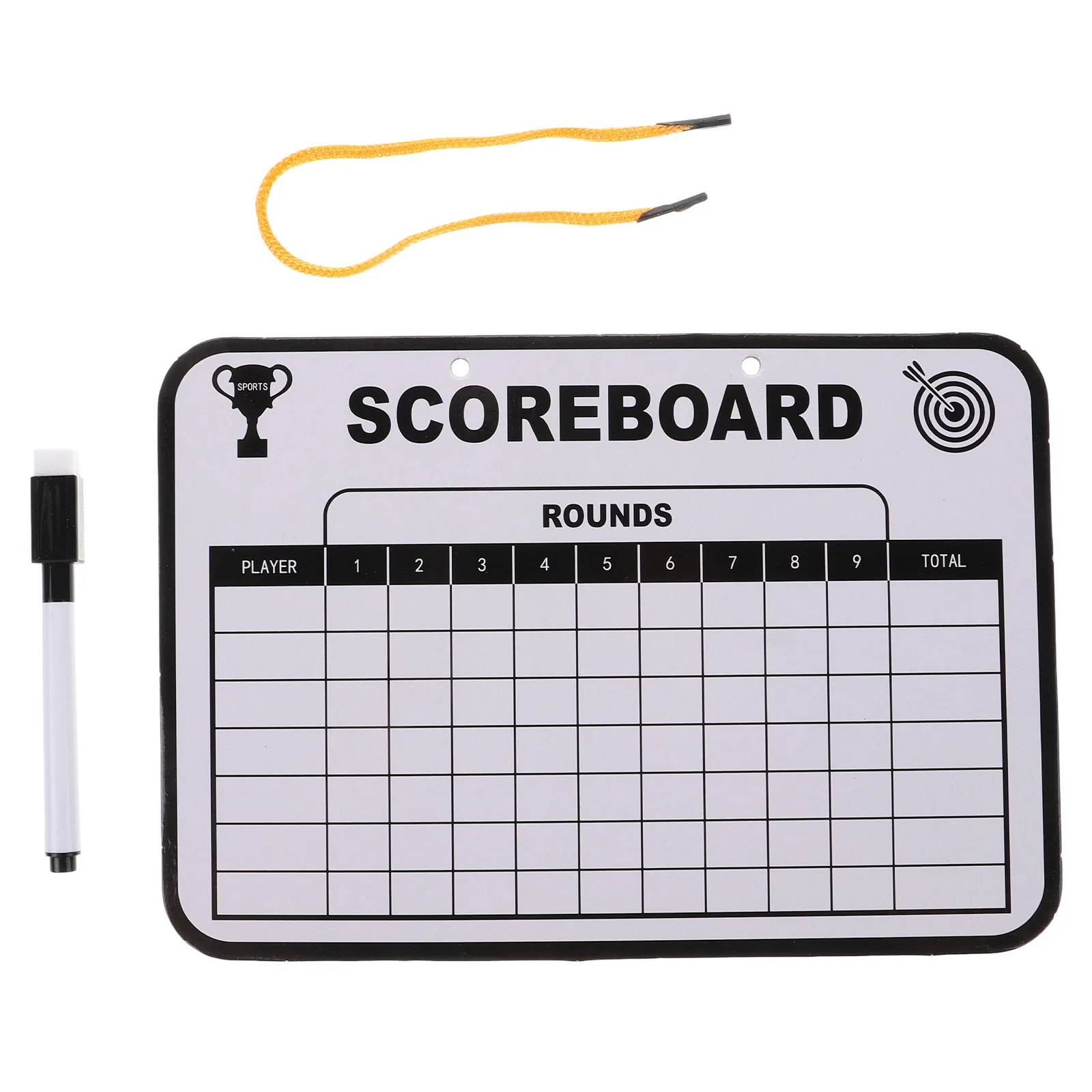 

1Set Golf Scoreboard Portable Double-Sided Dry Erase Board Multi-Functional Golf Score Record Board Training Competition