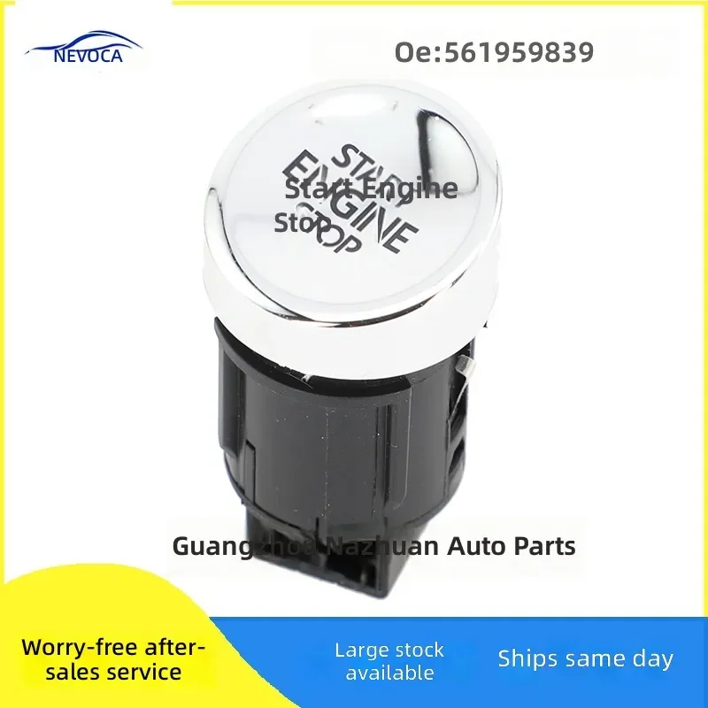 For Volkswagen Passat One Button Start Stop Switch Engine Ignition Starter Push Button Auto Parts 561959839