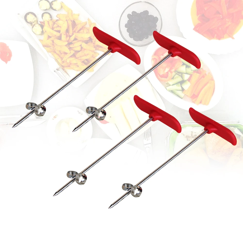 

4Pcs Cucumber Spiralizer Stainless Steel Vegetable Cutter Multifunctional Kitchen Tool Spiral CoilsKnife Veggie Slicer