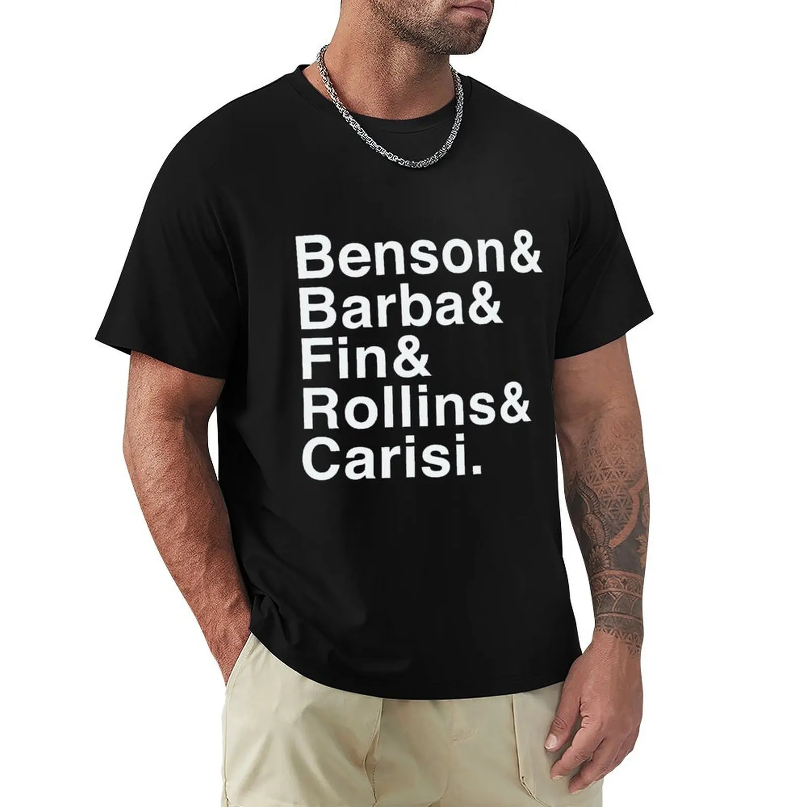 

svu characters current T-Shirt customs design your own luxury t-shirt Aesthetic clothing sweat shirts, men