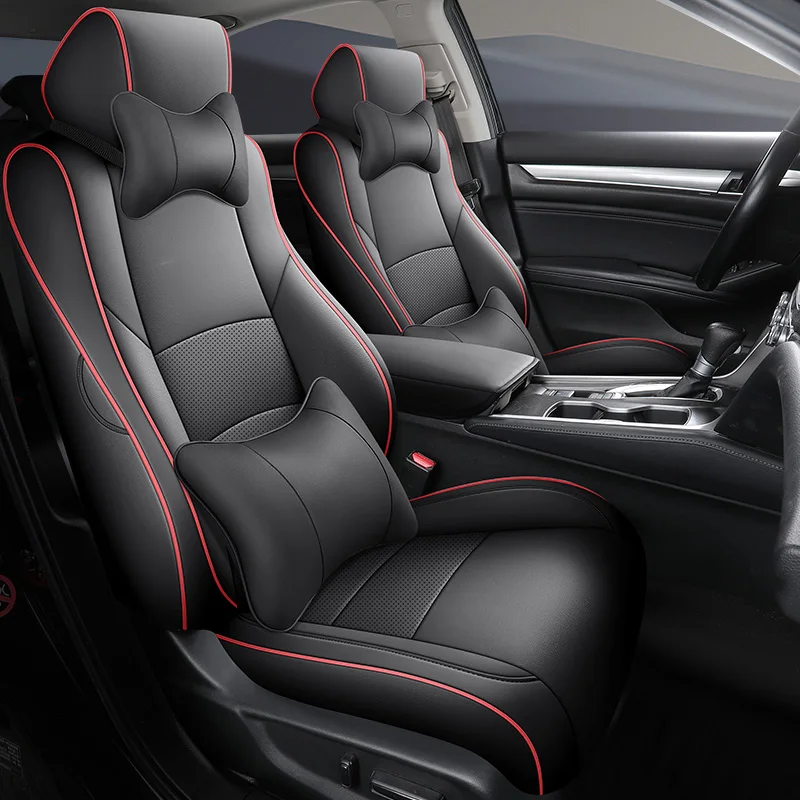 Car Specific Seat Cover Custom For Honda Accord 2018-2022 Seat Cushion Full Covered Front and Rear Car Seat Protection Covers