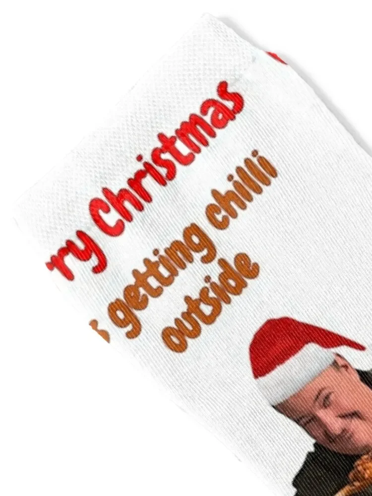 The Office Christmas, Kevins famous chilli card and gifts, Willow Days Socks Soccer anime fashionable Socks Women's Men's