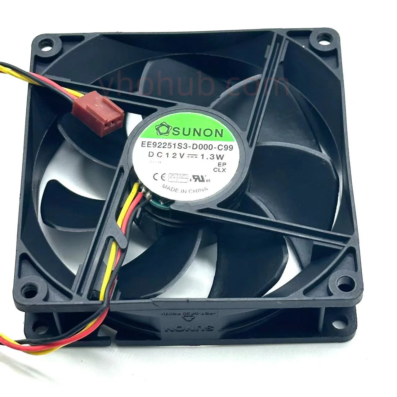 

SUNON EE92251S3-D000-C99 DC 12V 1.3W 90X90X25mm Server Cooling Fan